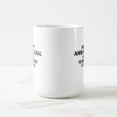 Selectively Social Statement Typography Design Kaffeetasse (Mittel)