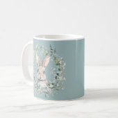 Selegenes Ostara Rabbit Frühlingsfest Kaffeetasse (Vorderseite Links)
