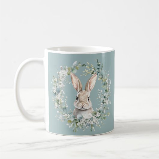 Selegenes Ostara Rabbit Frühlingsfest Kaffeetasse (Links)