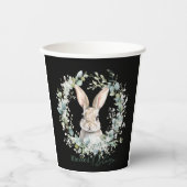 Selegenes Ostara Rabbit Frühlingsfest Pappbecher (Vorderseite)