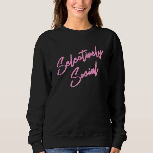 selektiv sozial sweatshirt (Vorderseite)