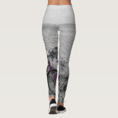 Selektive Farbe des Mackinac Island Bike Leggings (Rückseite)