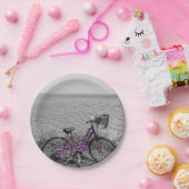 Selektive Farbe des Mackinac Island Bike Pappteller (Party)