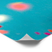 Selektive Fokusfotografie des bunten Konfektes Poster (Ecke)