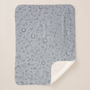 Selektive Fokusfotografie von Wassertröpfchen Sherpadecke