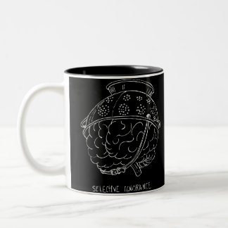 Selektive Ignoranz Zweifarbige Tasse
