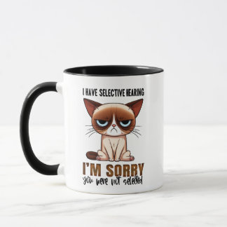 Selektive Katzenkatze-Tasse - Funny Sarcastic Zita Tasse