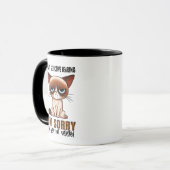 Selektive Katzenkatze-Tasse - Funny Sarcastic Zita Tasse (Vorderseite Links)