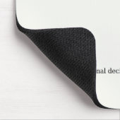 Selektive Minimalistische Wandkunst Mousepad (Ecke)