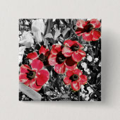 Selektive Schönheit - Abzeichen für Anemonenblüten Button (Vorderseite)