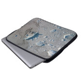 Selektiver Fokus von grauem Stein Laptopschutzhülle (Vorne Knopf)