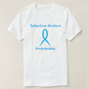Selektiver Mutism Bewusstseins-Band-T - Shirt
