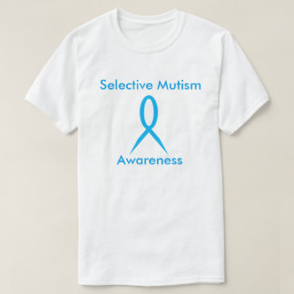Selektiver Mutism Bewusstseins-Band-T - Shirt