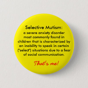 Selektiver Mutismus Button