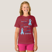 Selektiver Mutismus dunkle Punkte T-Shirt (Vorne ganz)