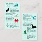 Selektiver Mutismus: Junge Visitenkarte zusammenbr (Vorne/Hinten)