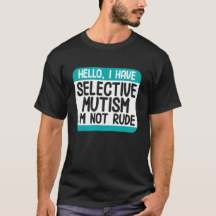 Selektiver Mutismus-Krieger T-Shirt