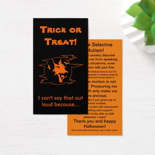 Selektiver Mutismus-Trick oder Leckerei (Schreibtisch)