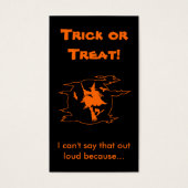 Selektiver Mutismus-Trick oder Leckerei (Vorderseite)