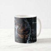 SELEKTIVER SCHWERPUNKT DER SILBERTABBY-KATZE KAFFEETASSE (VorderseiteRechts)