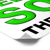 Selektives soziales Funny Poster (Ecke)