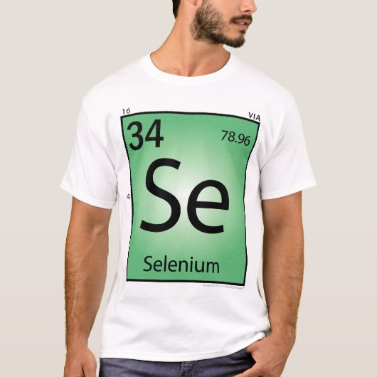 Selen- (Se)Element-T - Shirt - nur Front (Vorderseite)