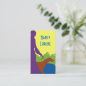 Selena in den hellen Farben - Visitenkarten Visitenkarte (Stehend Vorderseite)