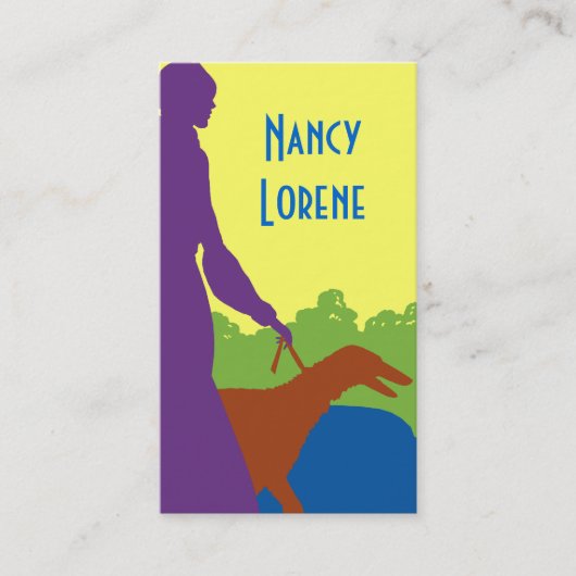 Selena in den hellen Farben - Visitenkarten Visitenkarte (Vorderseite)