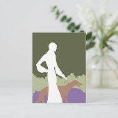 SELENA in Pastellen Postkarte (Stehend Vorderseite)