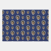 Selene das Owl Wrapping Paper Set Geschenkpapier Set (Vorderseite)