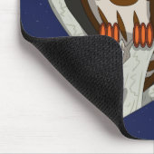 Selene die Eulenmauspad Mousepad (Ecke)