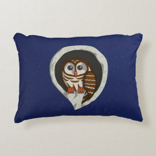 Selene die Owl Accent Pillow Zierkissen