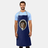 Selene die Owl-All-Over-Print-Schürze Schürze (Getragen)