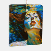 "Selene" - Frauen im Wasser Keramikornament (Rechts)