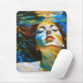 "Selene" - Frauen im Wasser Mousepad (Mit Mouse)