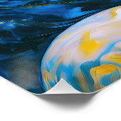 "Selene" - Frauen im Wasser Poster (Ecke)