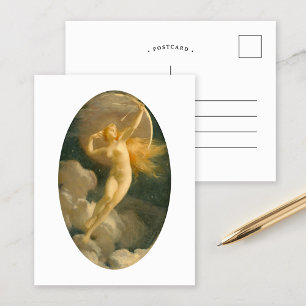 Selene, Göttin des Mondes Jules Machard Postkarte