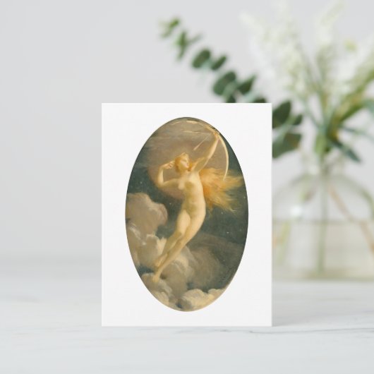 Selene, Göttin des Mondes | Jules Machard Postkarte (Stehend Vorderseite)