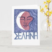 Selene Grußkarte Karte (Gelbe Blume)