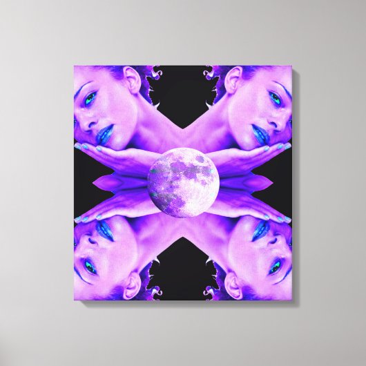 Selene Moon Goddess Leinwanddruck (Vorderseite)