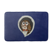 Selene the Owl Bath Mat Badematte (Vorderseite)