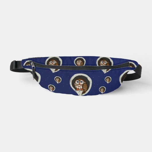 Selene the Owl Bauchtasche (Vorderseite)