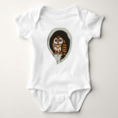 Selene the Owl Kid's and Baby Light Shirt (Vorderseite)