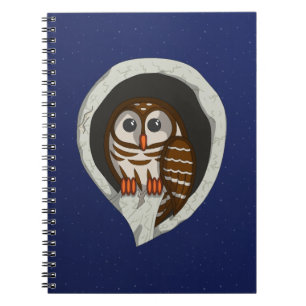 Selene the Owl Notebook Notizblock