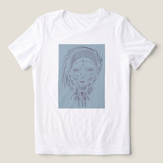 Selene Tri-Blend Shirt (Design Vorderseite)
