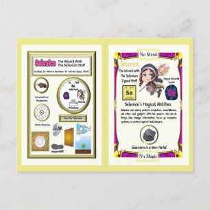Selenice Wizard - Selenium Element Postkarte