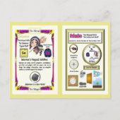 Selenice Wizard - Selenium Element Postkarte (Rückseite)