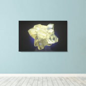 Selenite Crystals Leinwanddruck (Insitu (Holzboden))