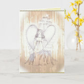 Selenite Grüße Karte. Karte (Gelbe Blume)