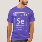 Selenium-Element (weiß) T-Shirt (Vorderseite)